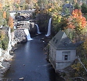 Rainbow Falls on Ausable River