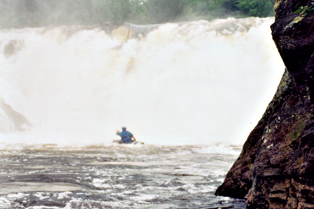 Kayak Below Grand Falls