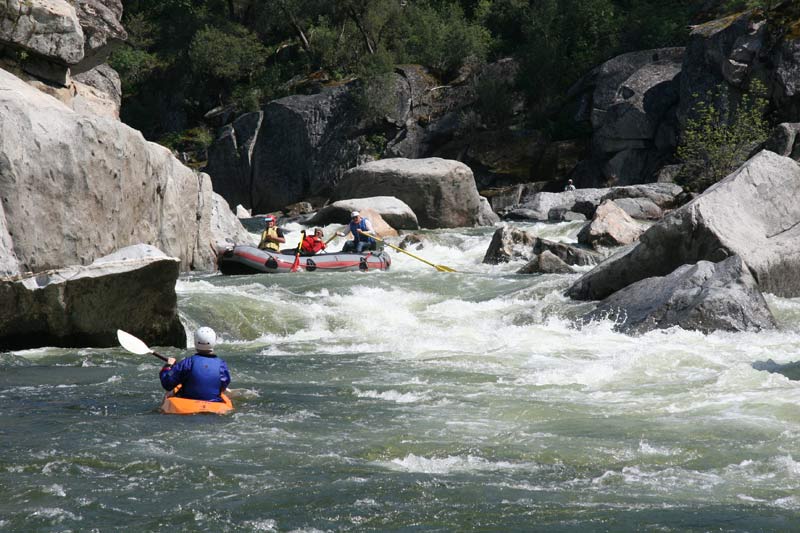Raft in Little Dog