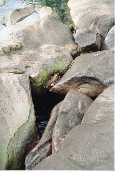 Sieve at Alien Boof ledge (Ocoee)