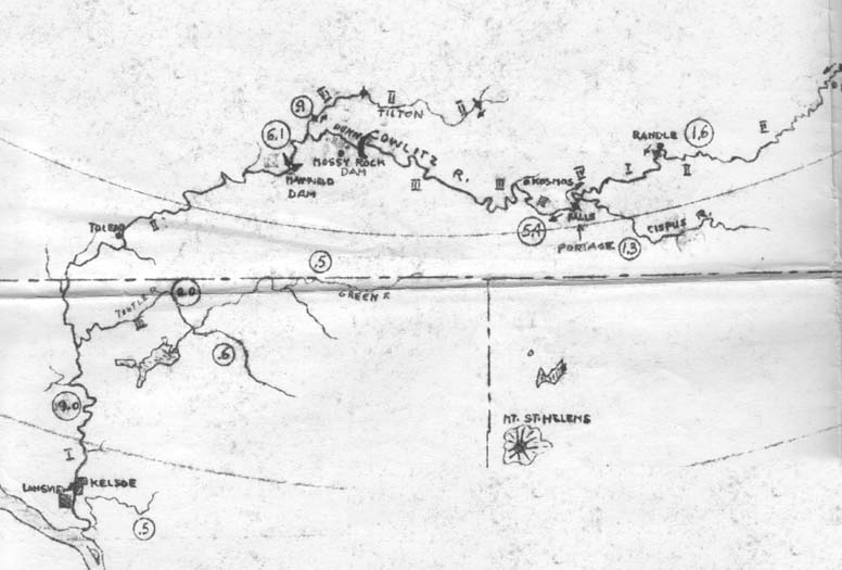 Cowlitz River Map