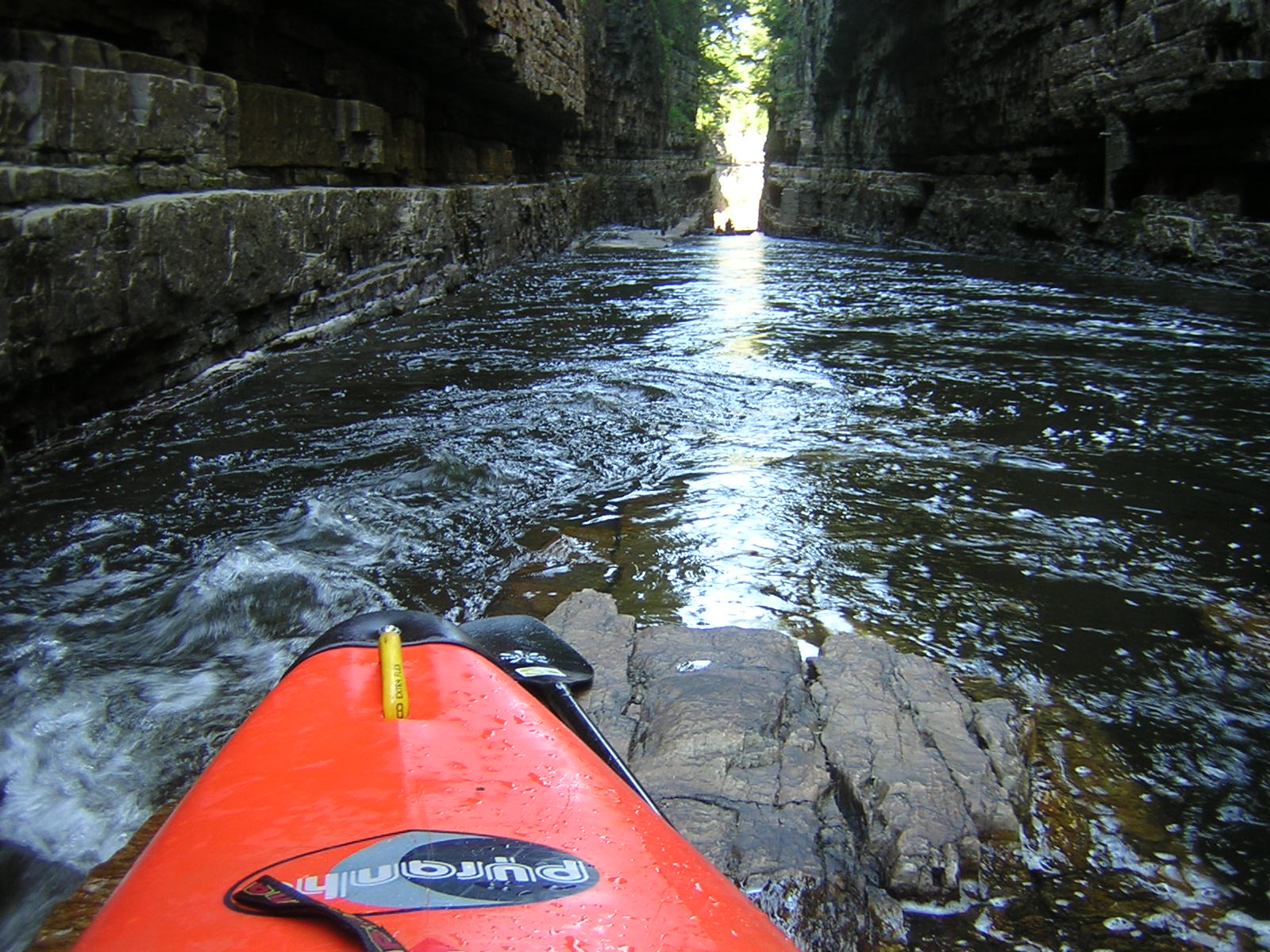 exiting the gorge