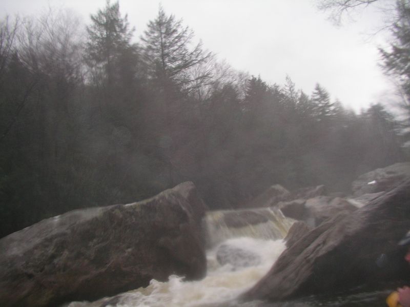The exit of Tomko on the UPPER BLACKWATER
