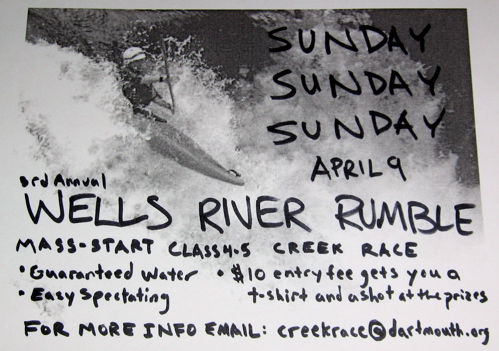Wells River Rumble 2006 Flyer
