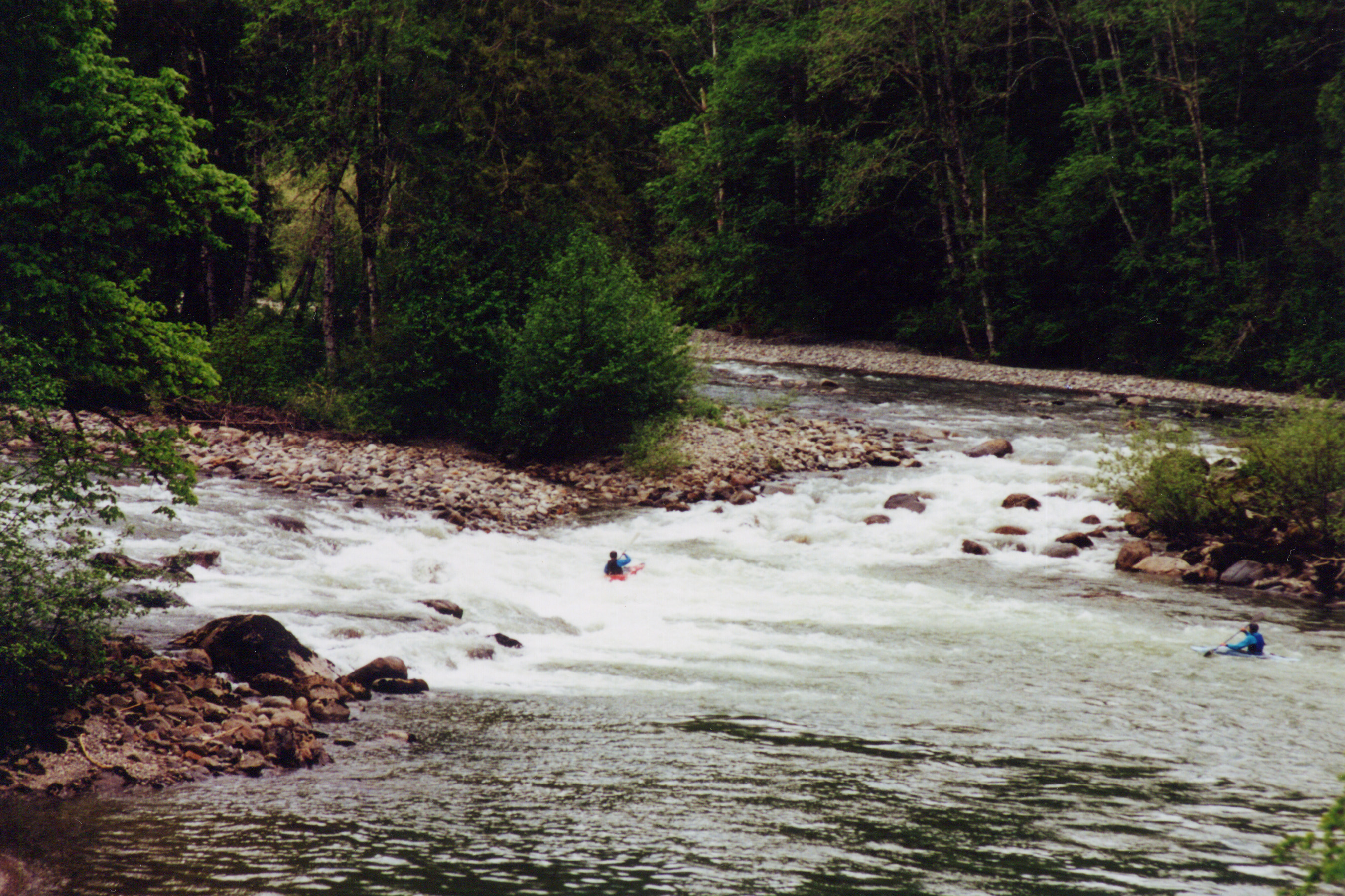 Mine Creek Rapid (aka First Island Drop)