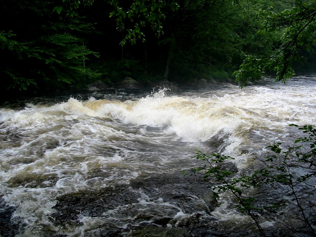 Bottom of the first rapid after Nelson's Lake