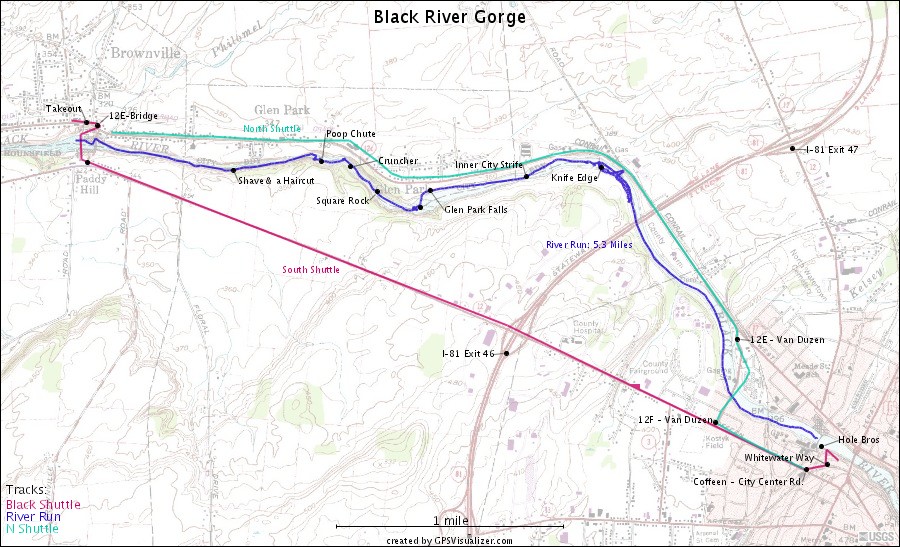 Black River (NY) Map