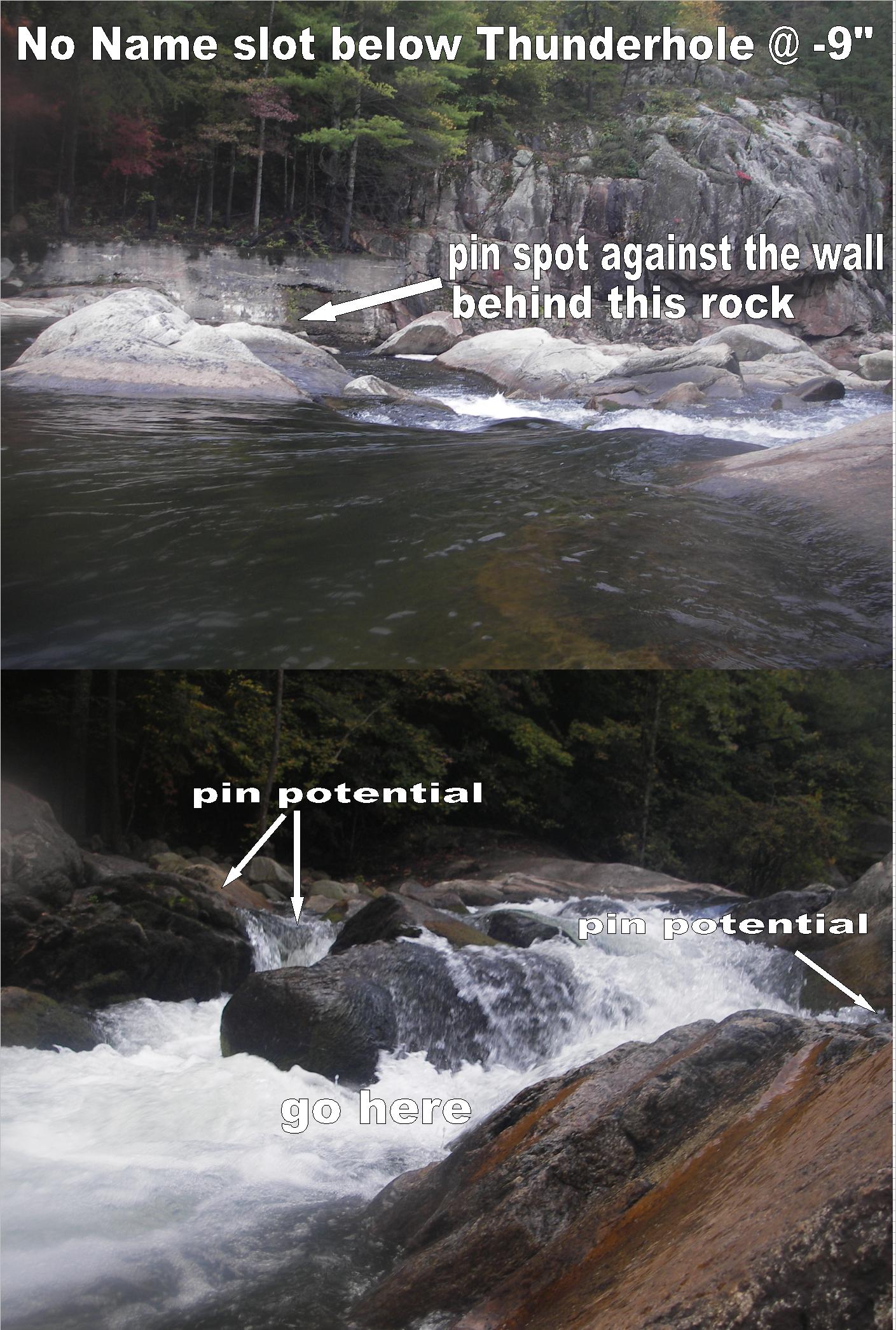 Warning - Slot Below Thunderhole