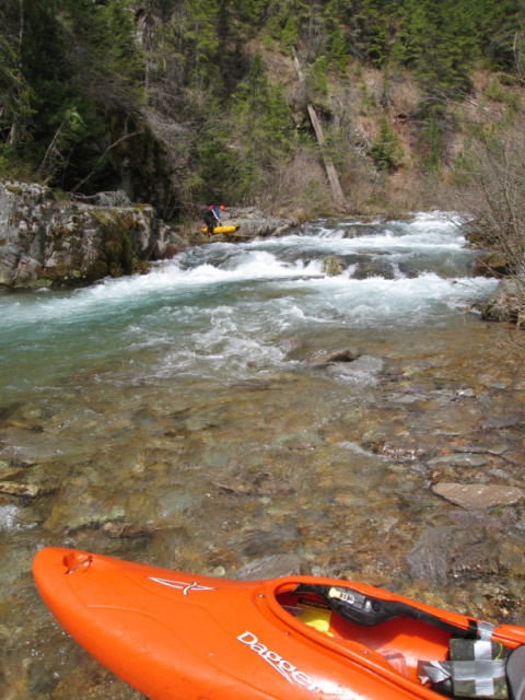 S-turn rapid - Middle Fork Big Creek