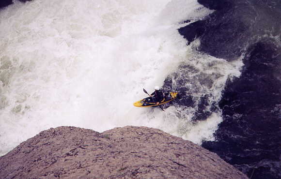 Lower Mesa Falls, bottom drop