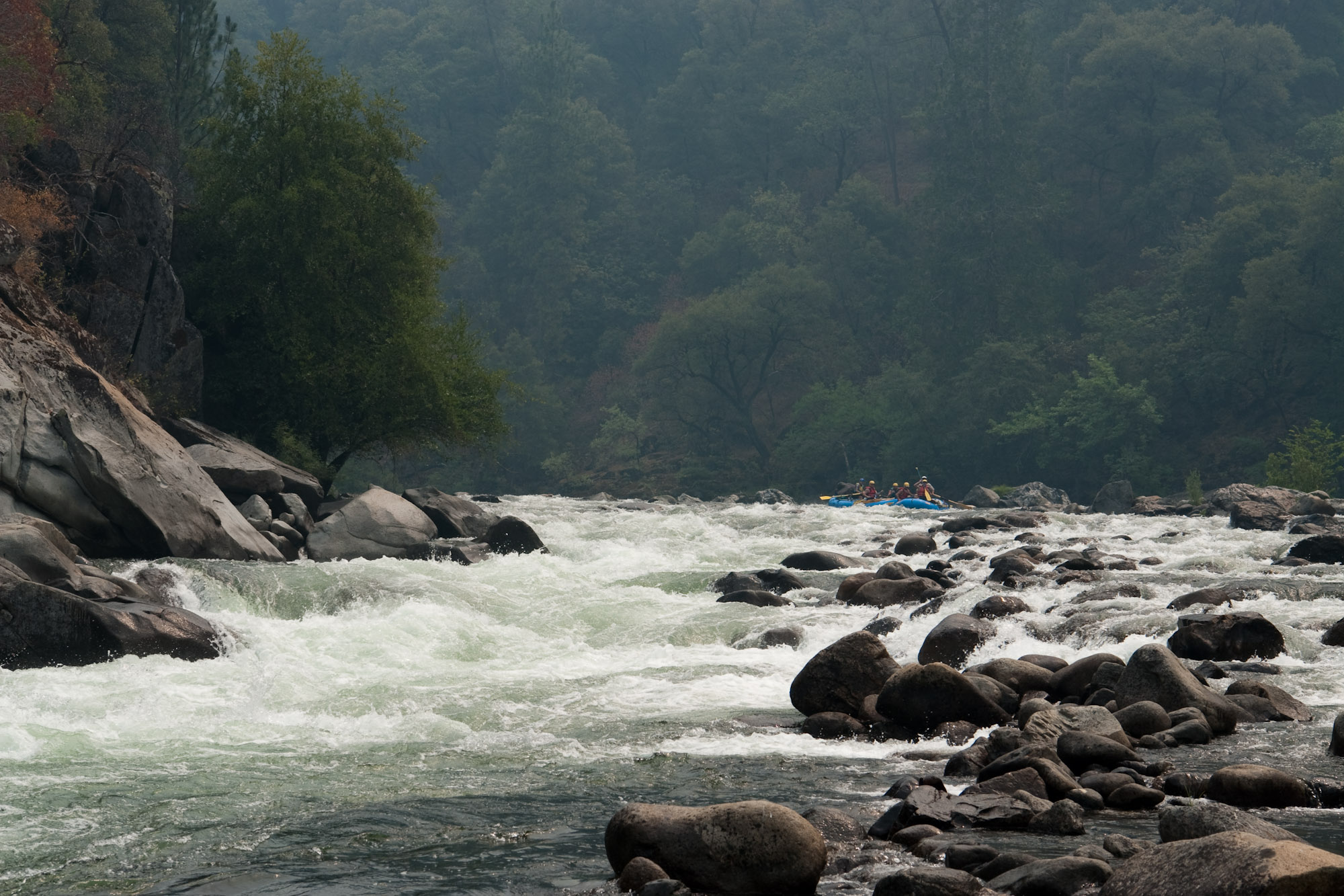 Two rafts entering Sunderlands Chute