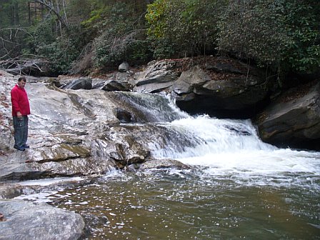 Slide before empting into Chattooga