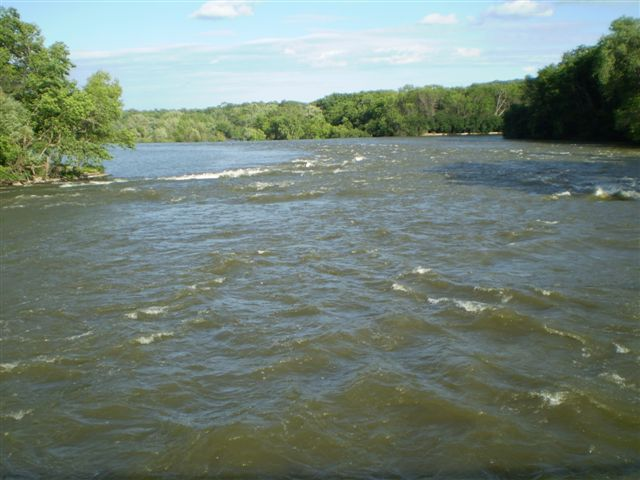 Left-channel, below Elm St.