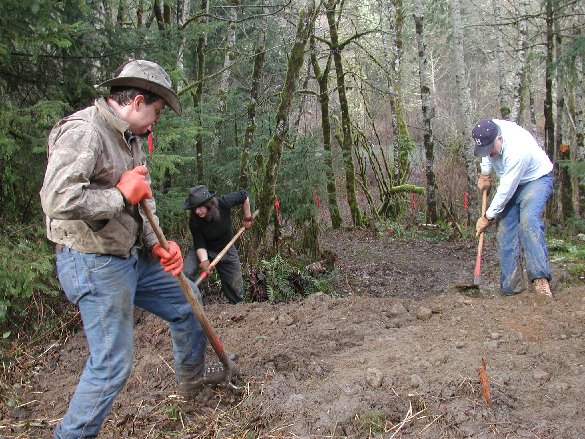 Volunteers on Middle Fork