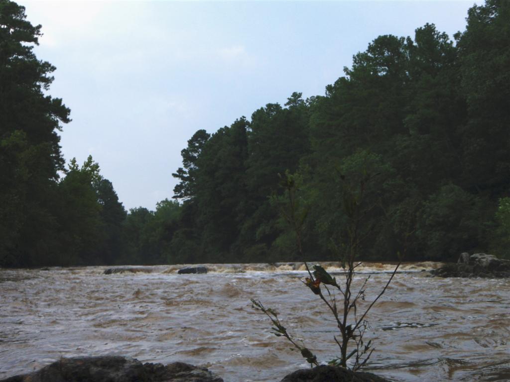 big ledge from downstream