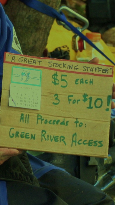 Green River Access Fund sticky calendars