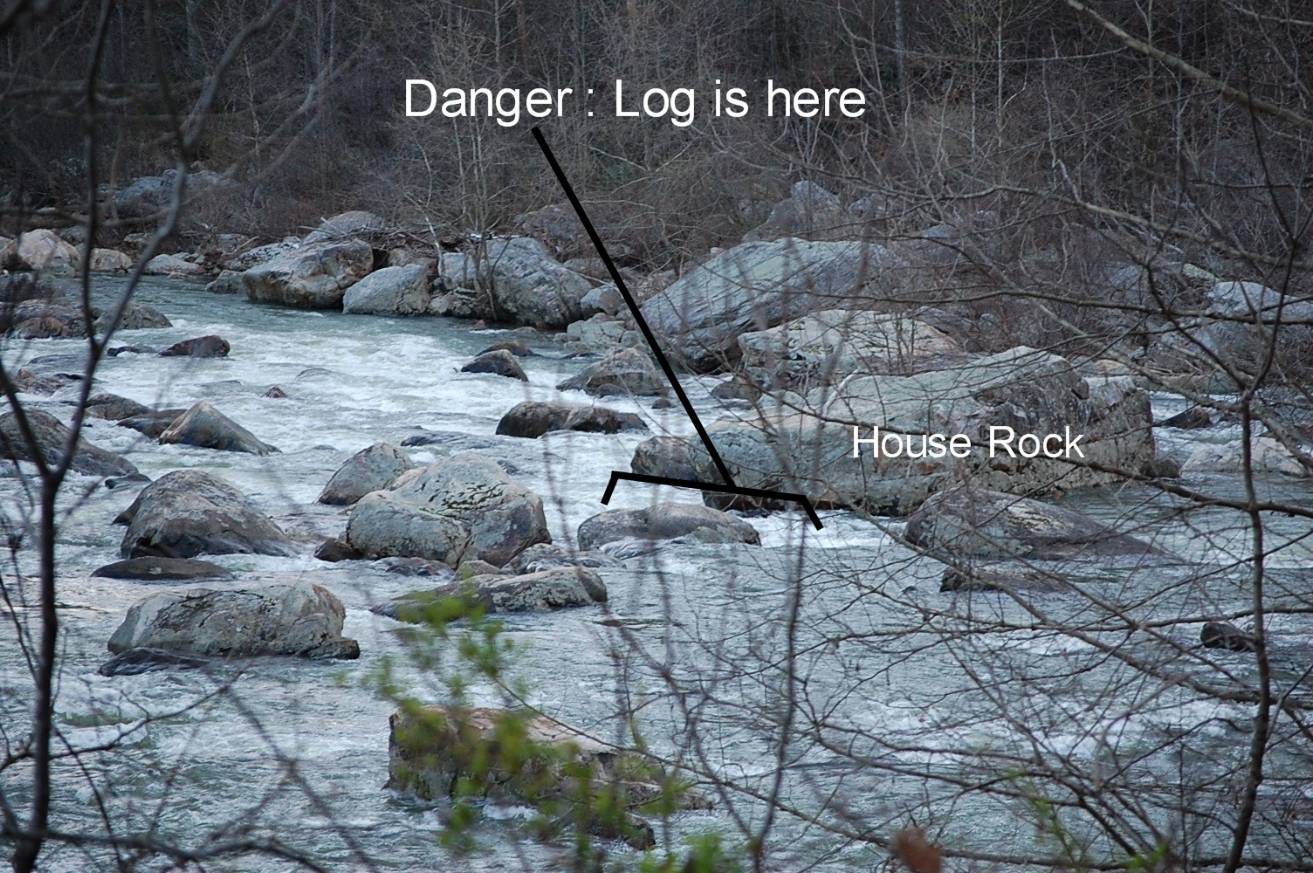 Wood hazard in Devil's Kitchen