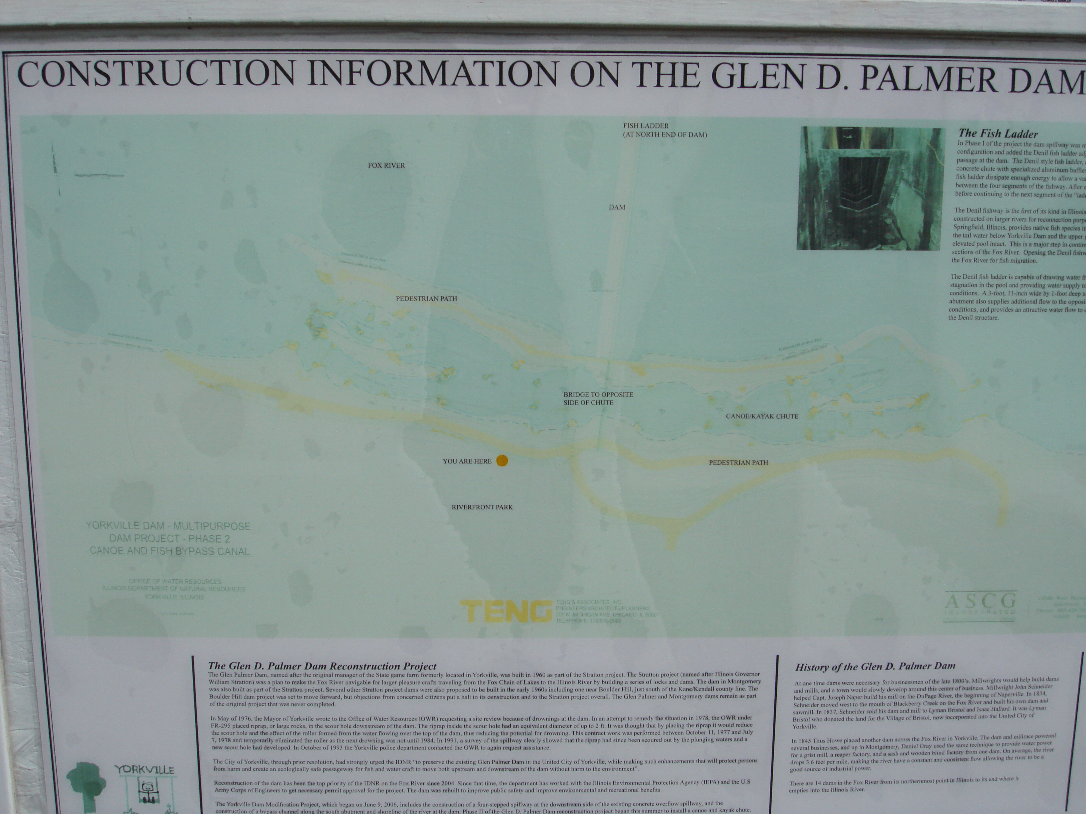 Glen Palmer Dam Project Map