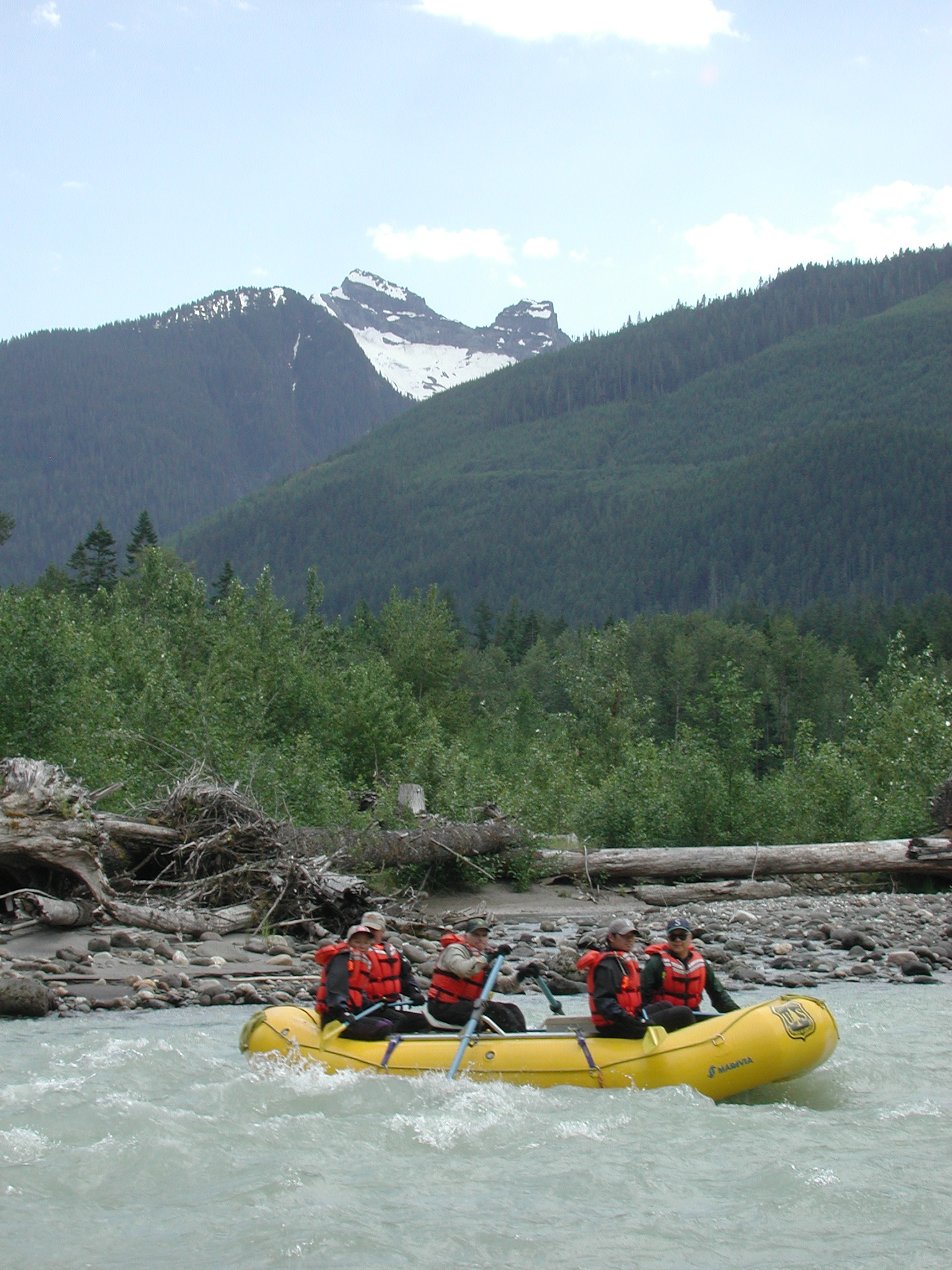 Forest Service raft