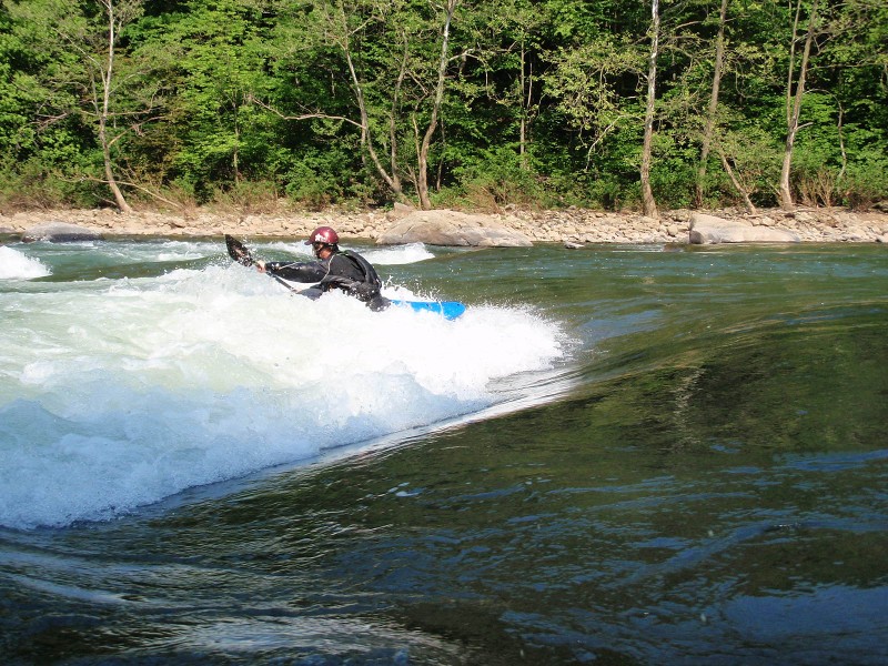 Surf spots below Bruner Run takeout