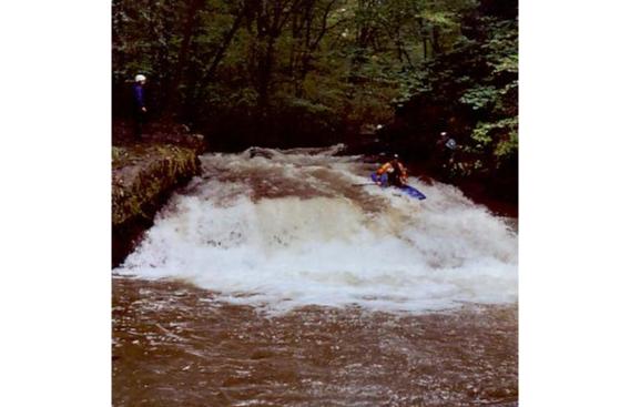Largest Drop on Crabtree Creek