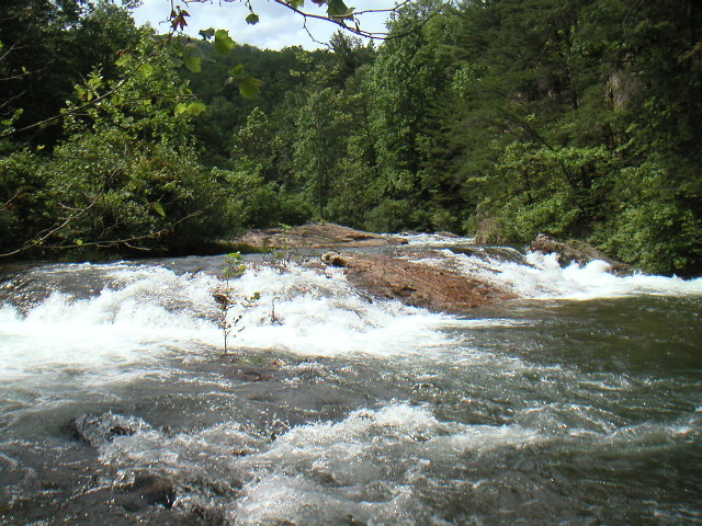 Main drop near the takeout