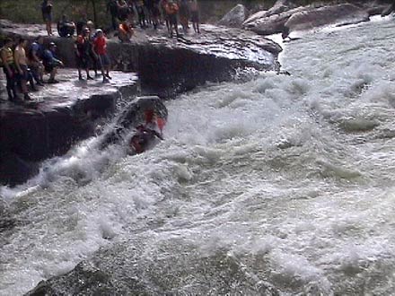 Raft flip at Pillow