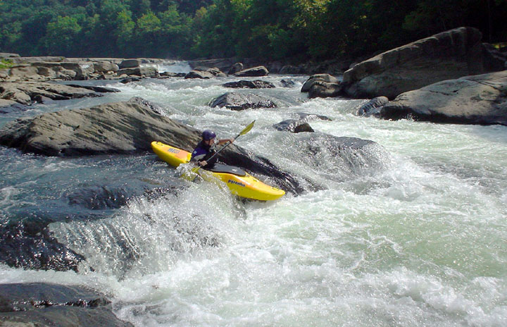 Rapid just below Valley Falls 2nd drop