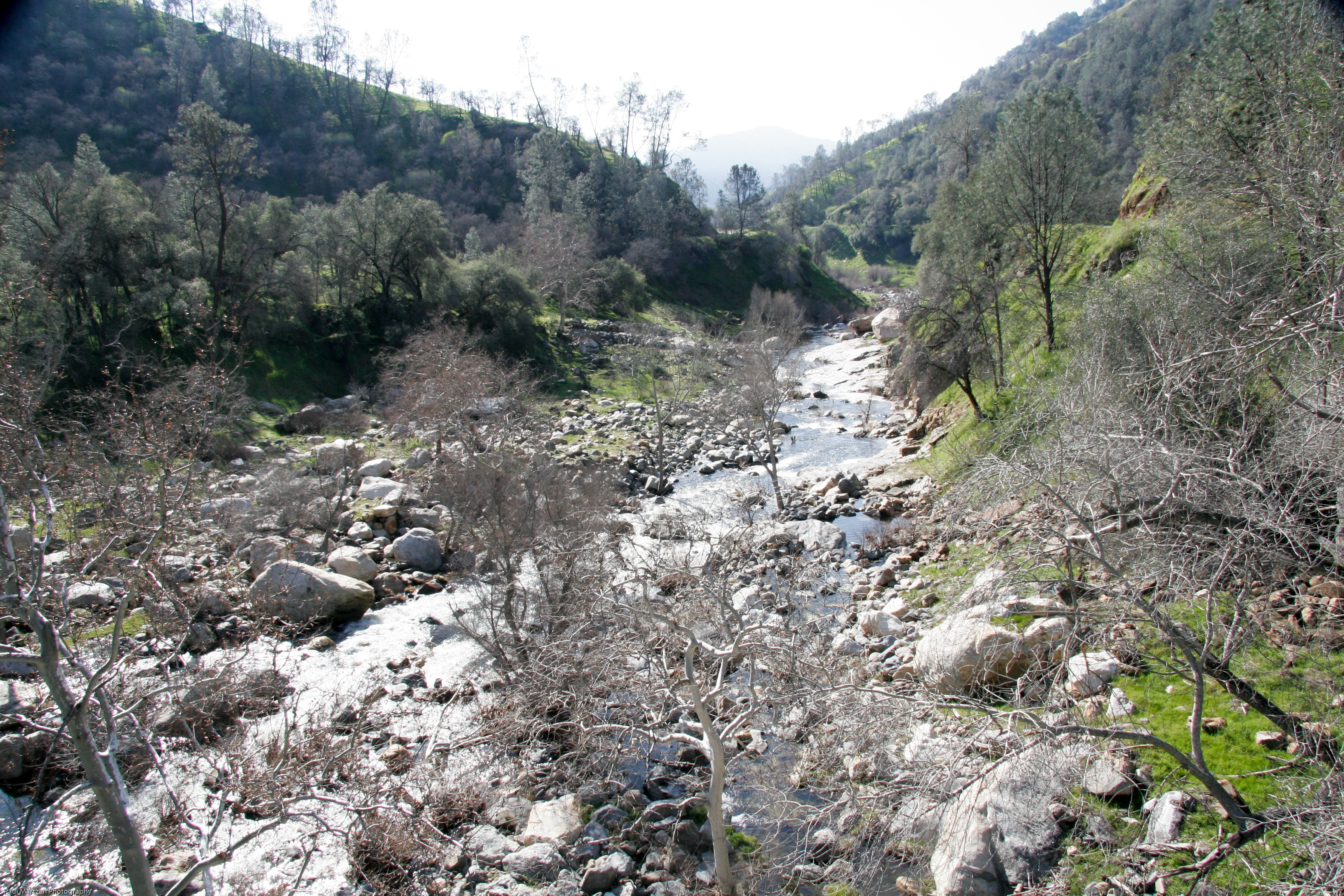 Rapids below the Trimmer bridge