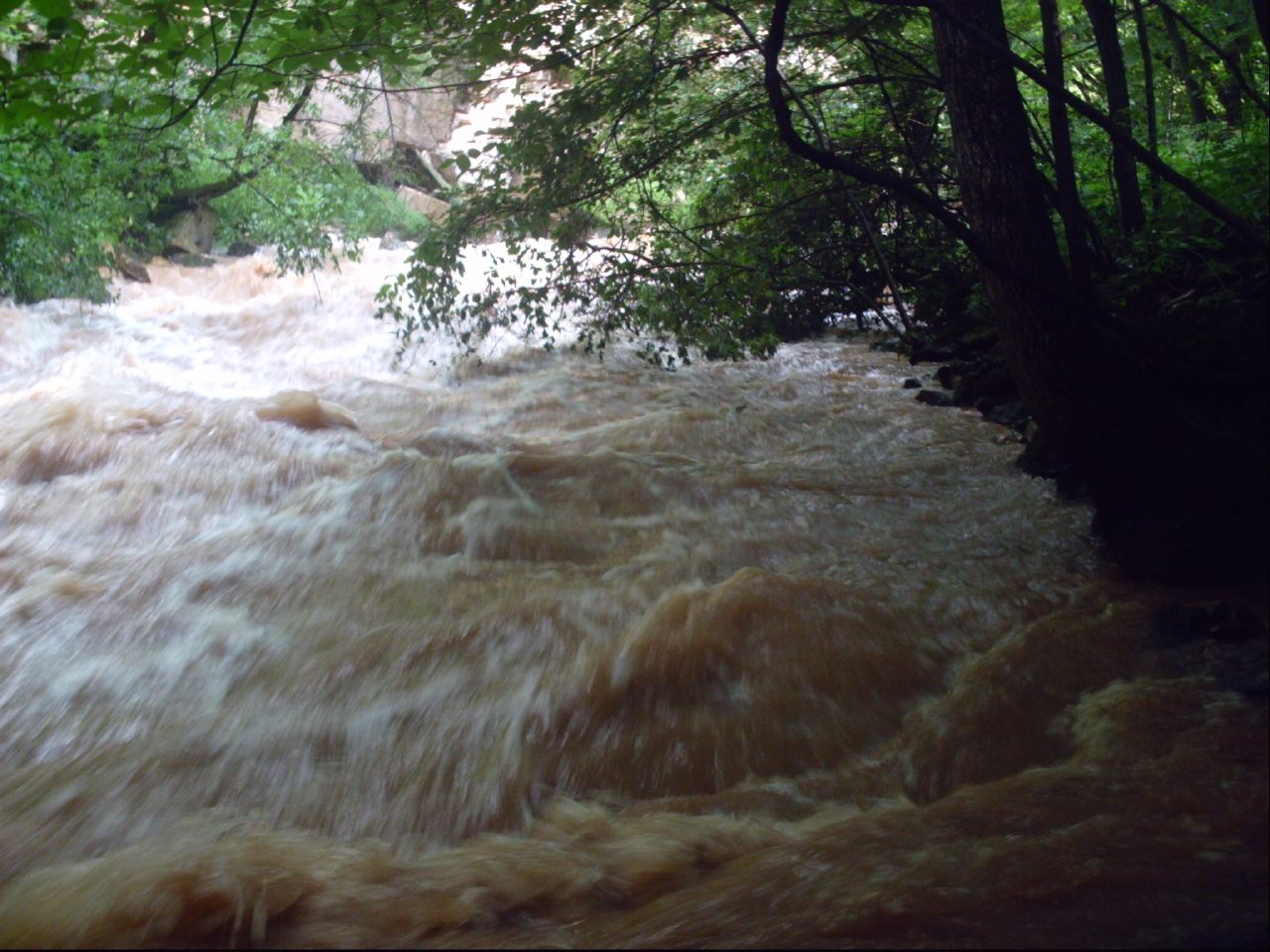 Blind Left Bend, slightly downstream