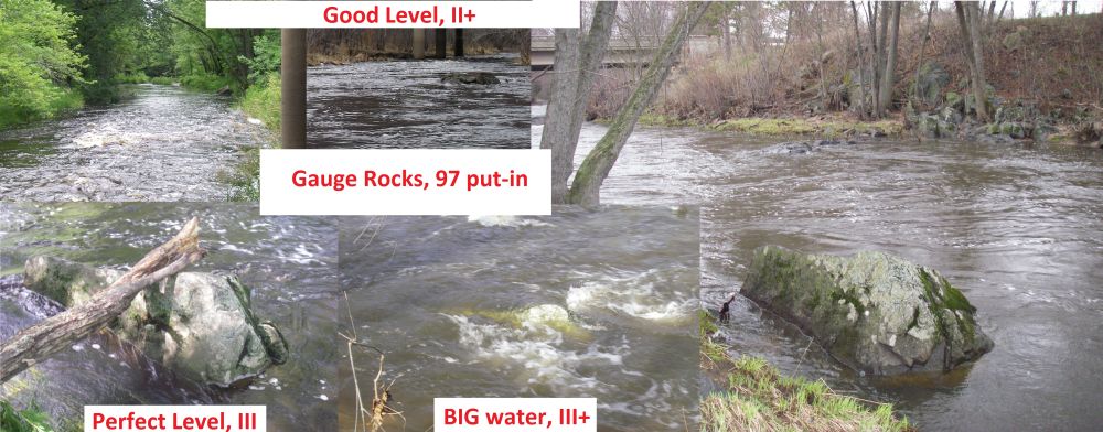 How to visually Gauge the hwy 97 Put-in