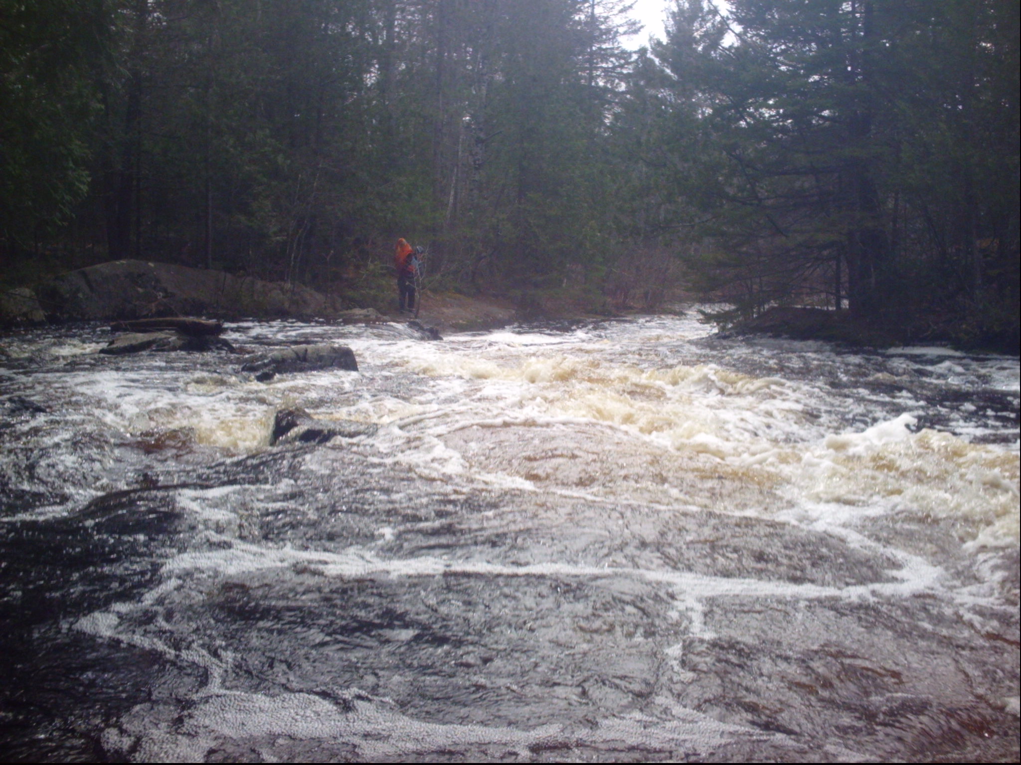 Horseshoe Falls, runout