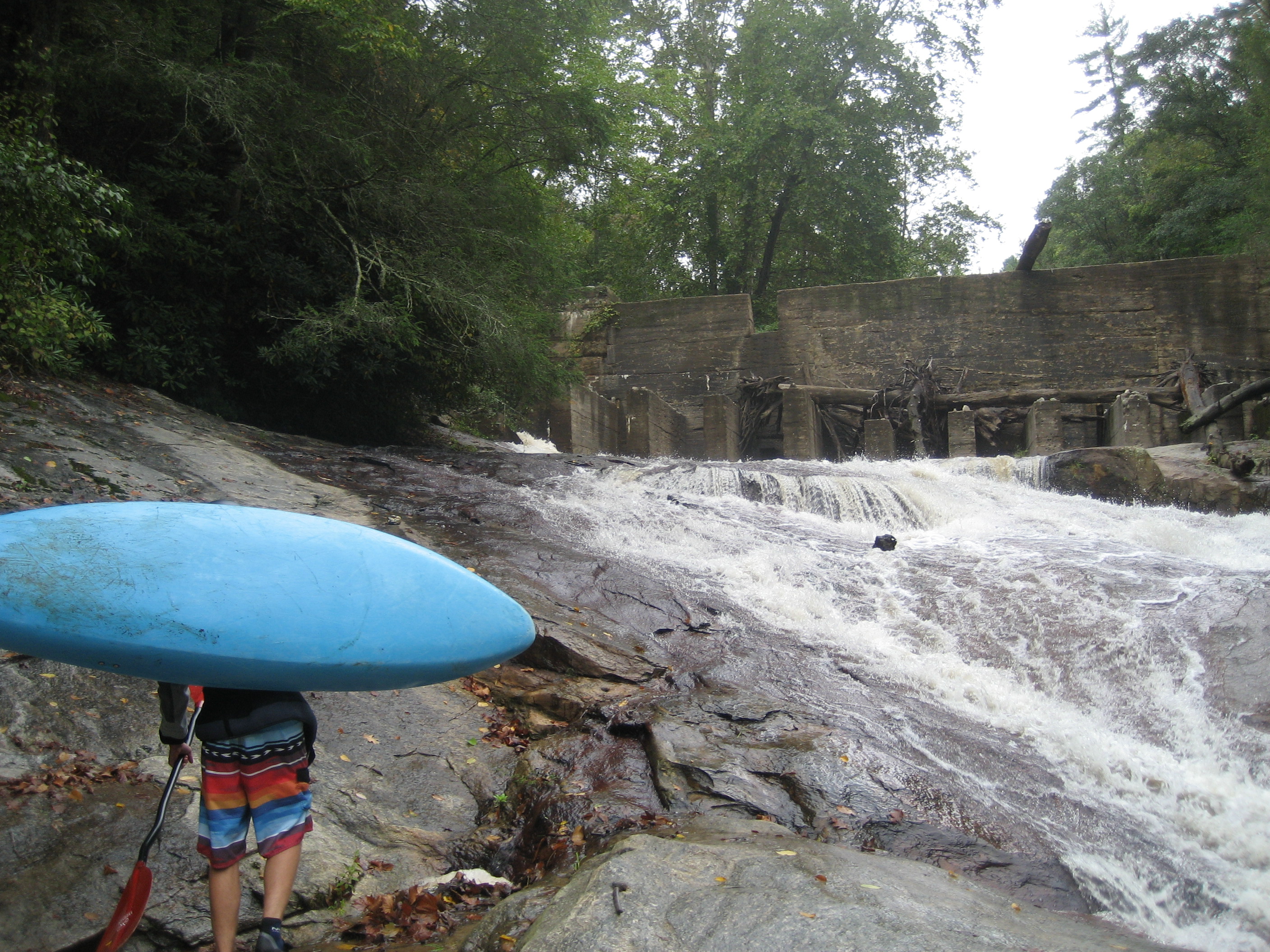 The upper dam at Big Hungry