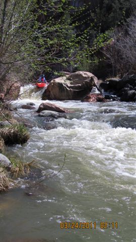 oak creek at park