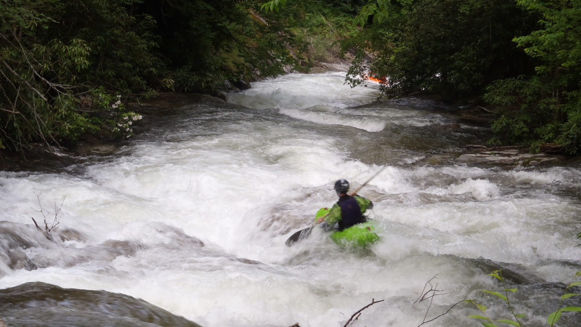 Mini Gorge's Third Rapid: Crevice Ledge (aka, Lumpy Ledge)