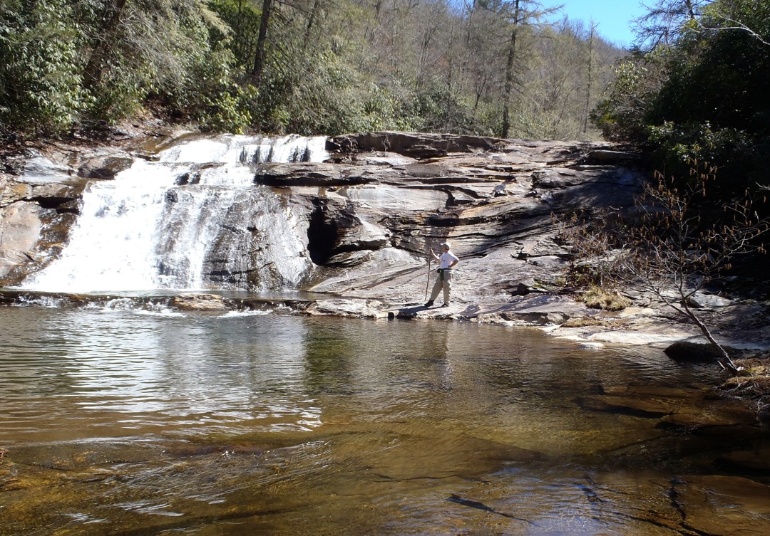 Big slide at base flow