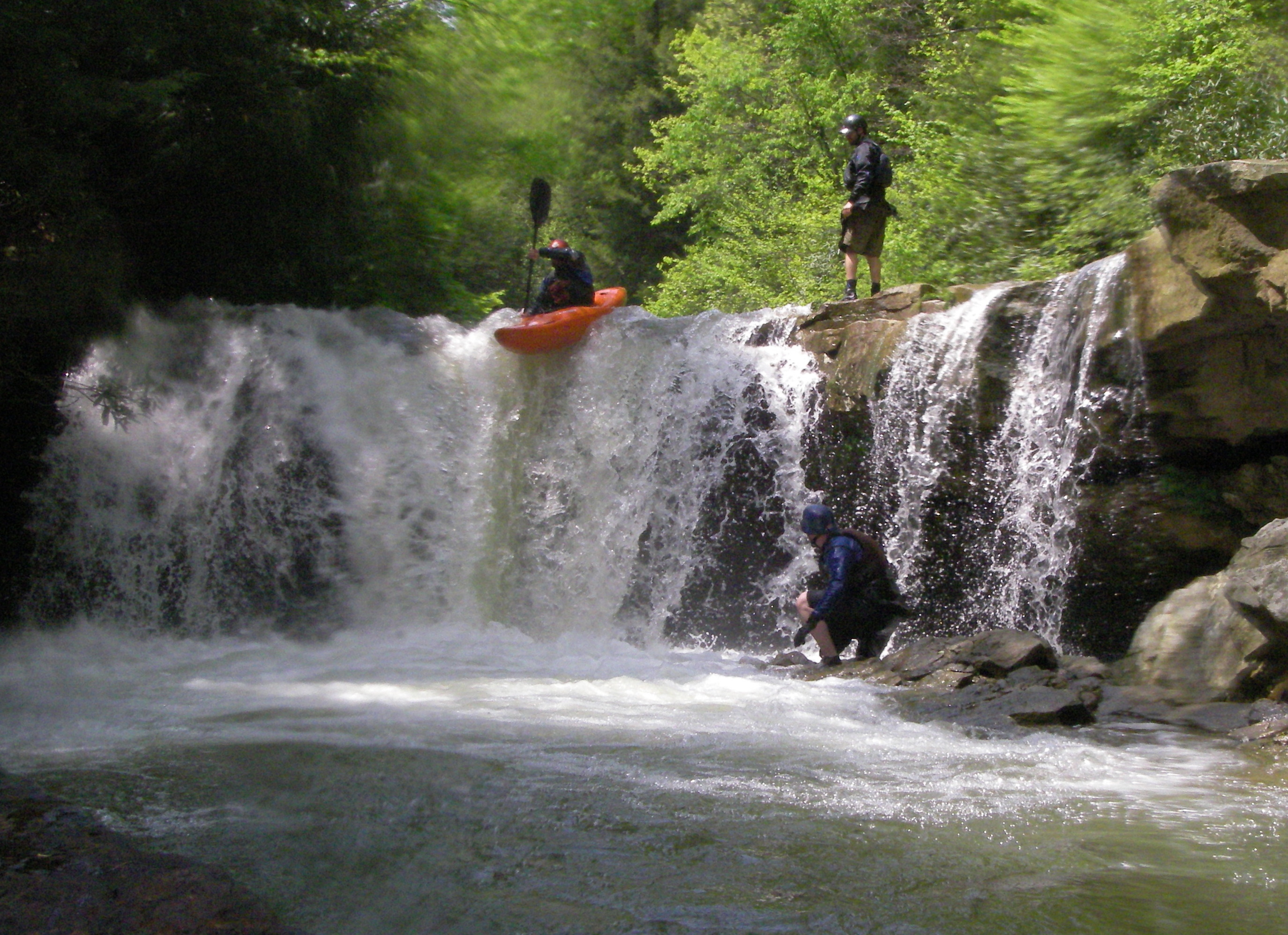 Jesse Wilson at Fields Creek Falls