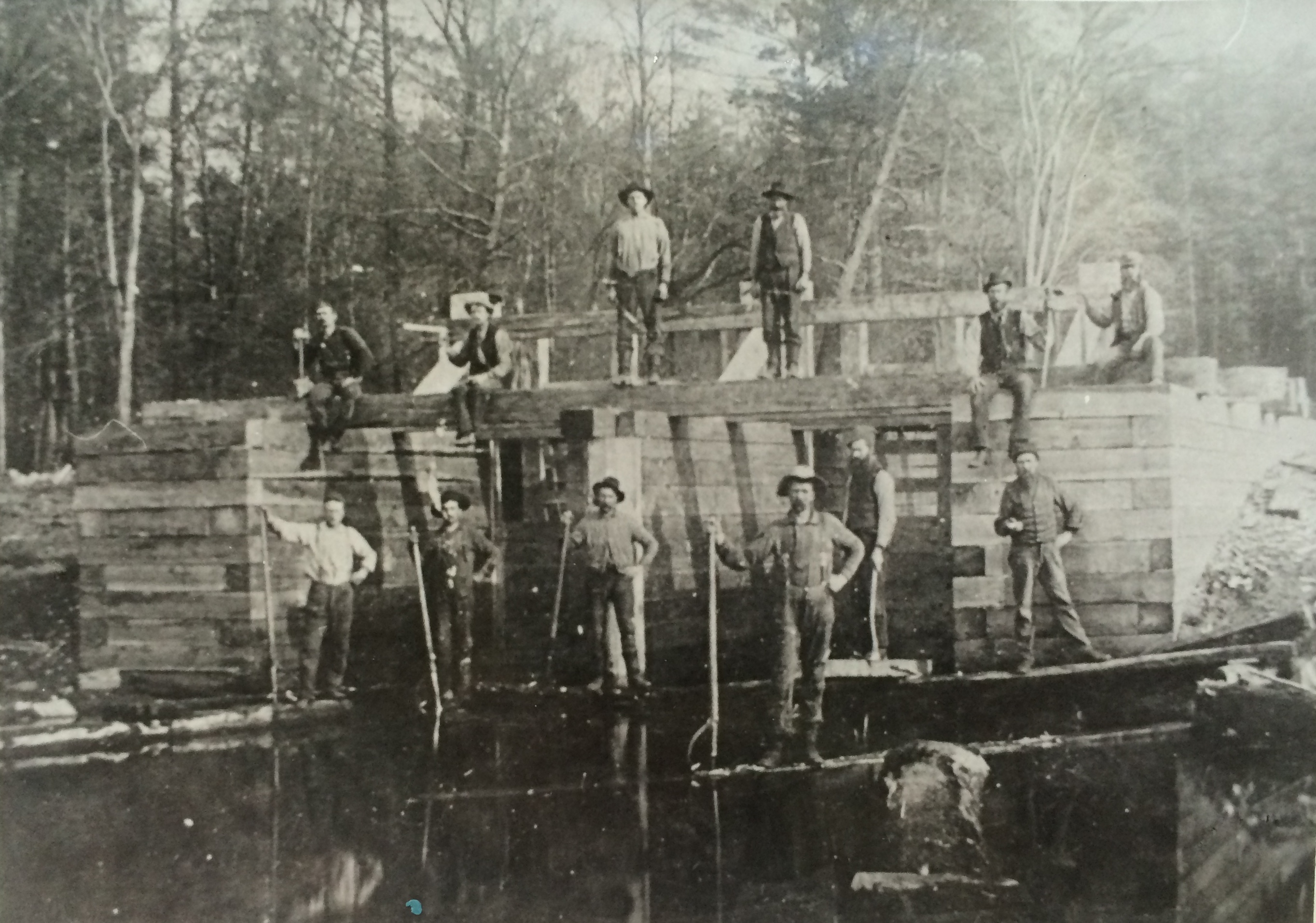 Anunson Dam in 1880