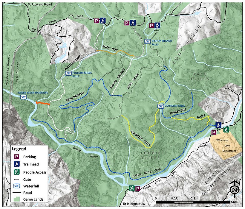 Best Trail Map, Green River Gamelands