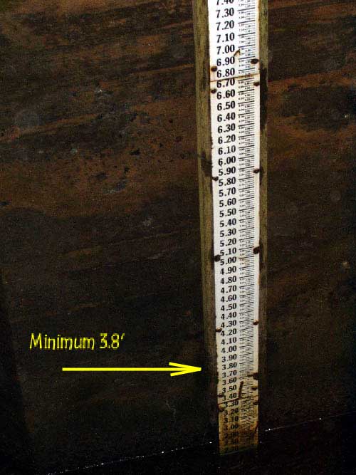 Onsite gauge for Rockaway CR.
