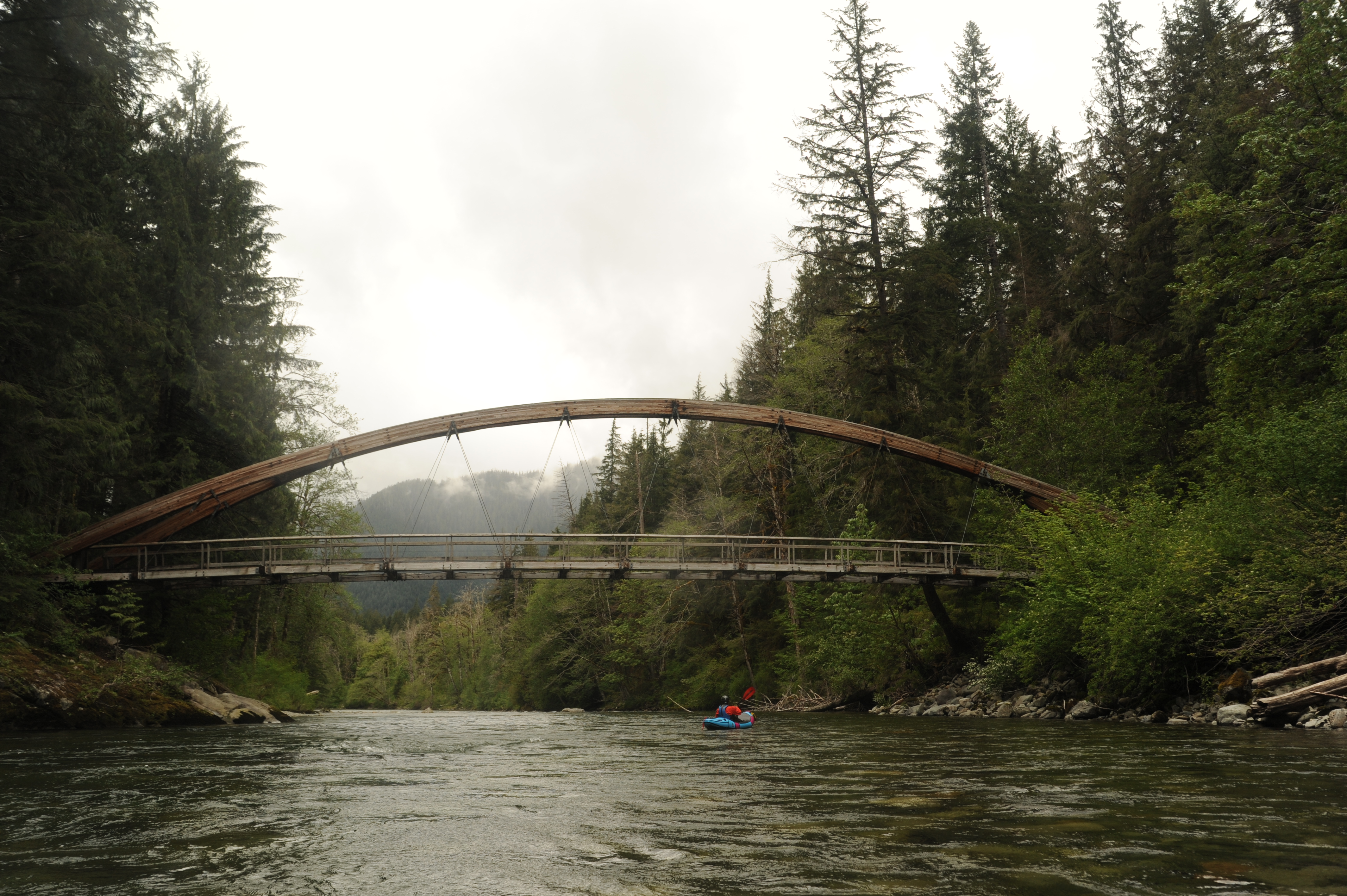 Middle Fork Trailhead Arch Bridge