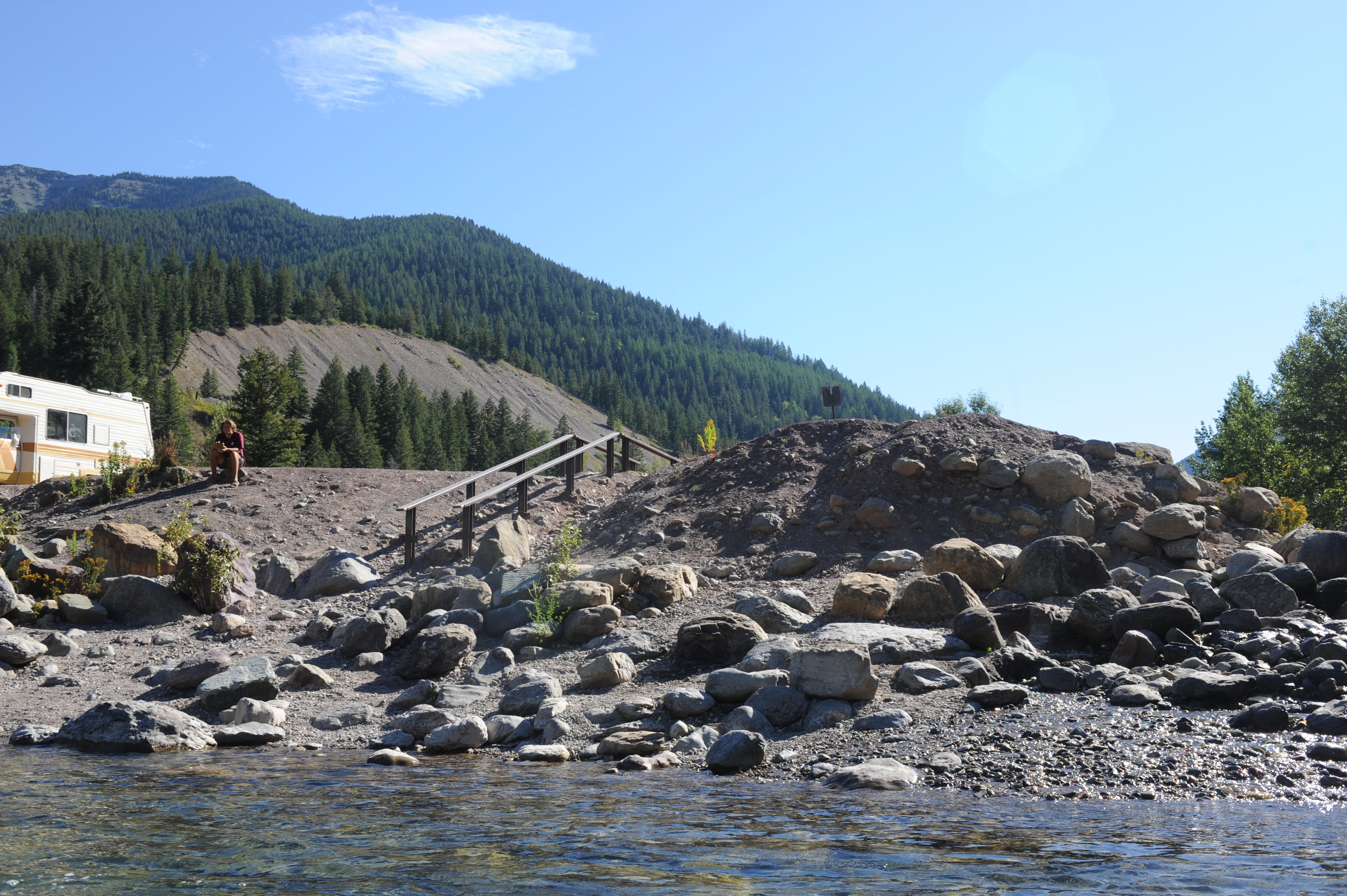 Bear Creek River Access and Trailhead, Put-In