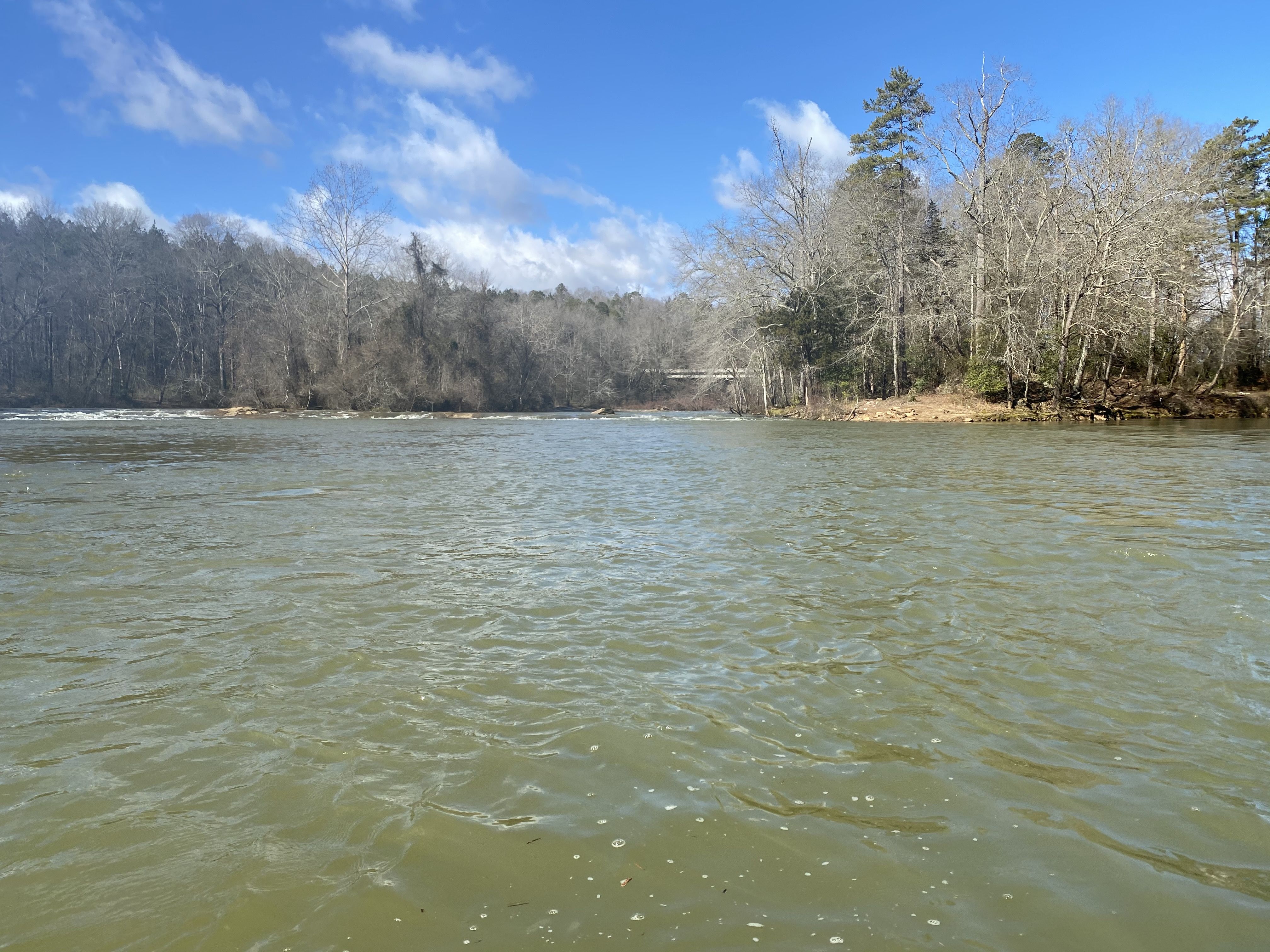 Below put in at Holiday Dam