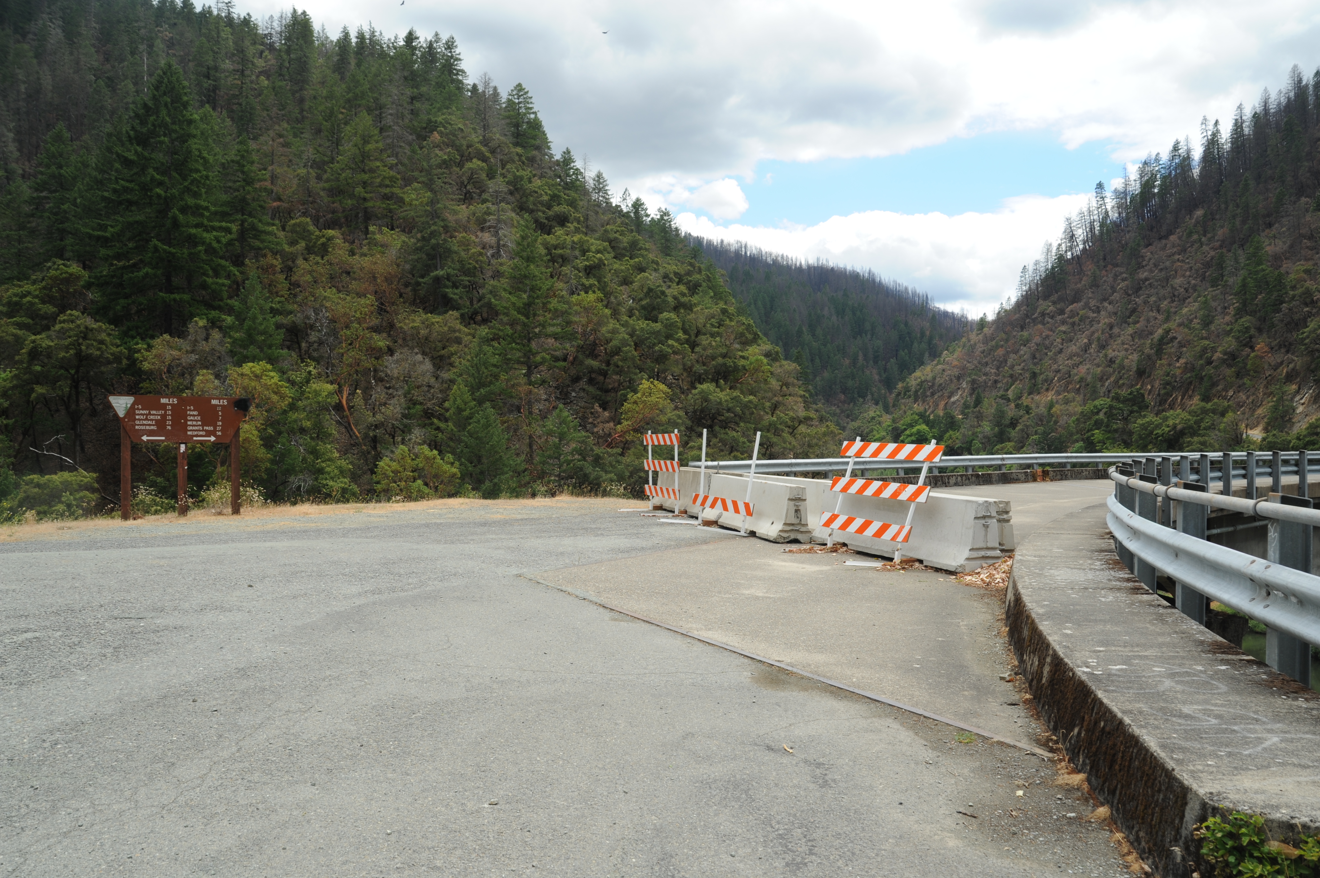 Road Closure at Grave Creek