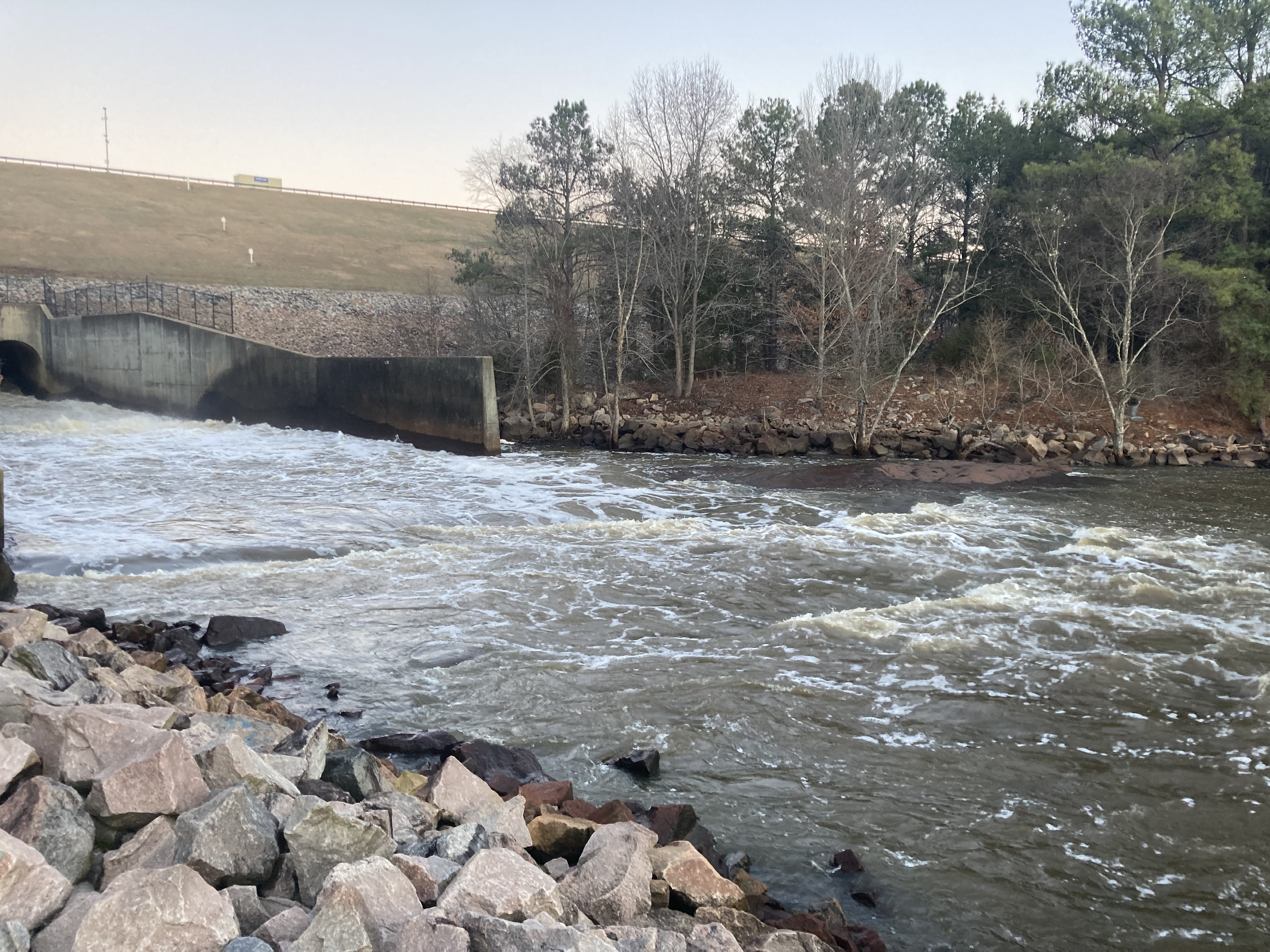 Falls Dam Tail Race
