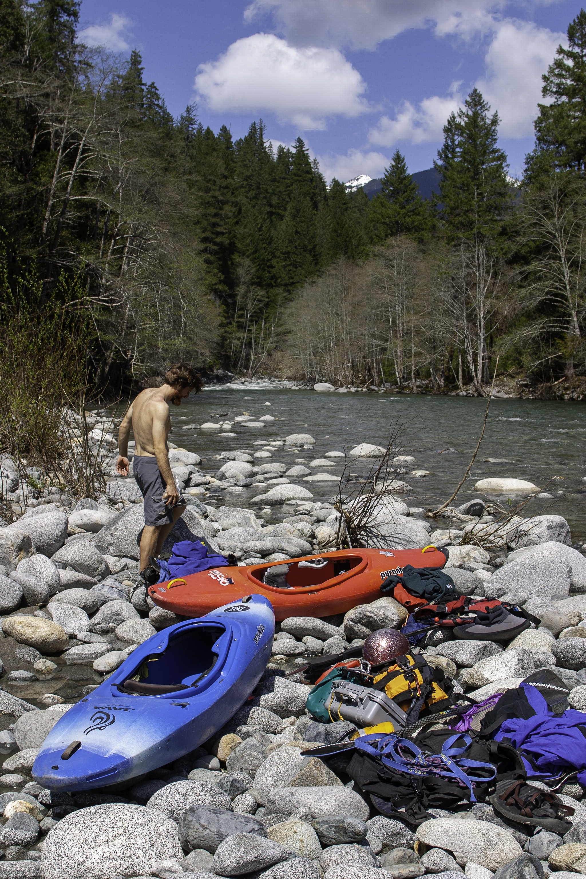 Put-in Near Wooley Camp