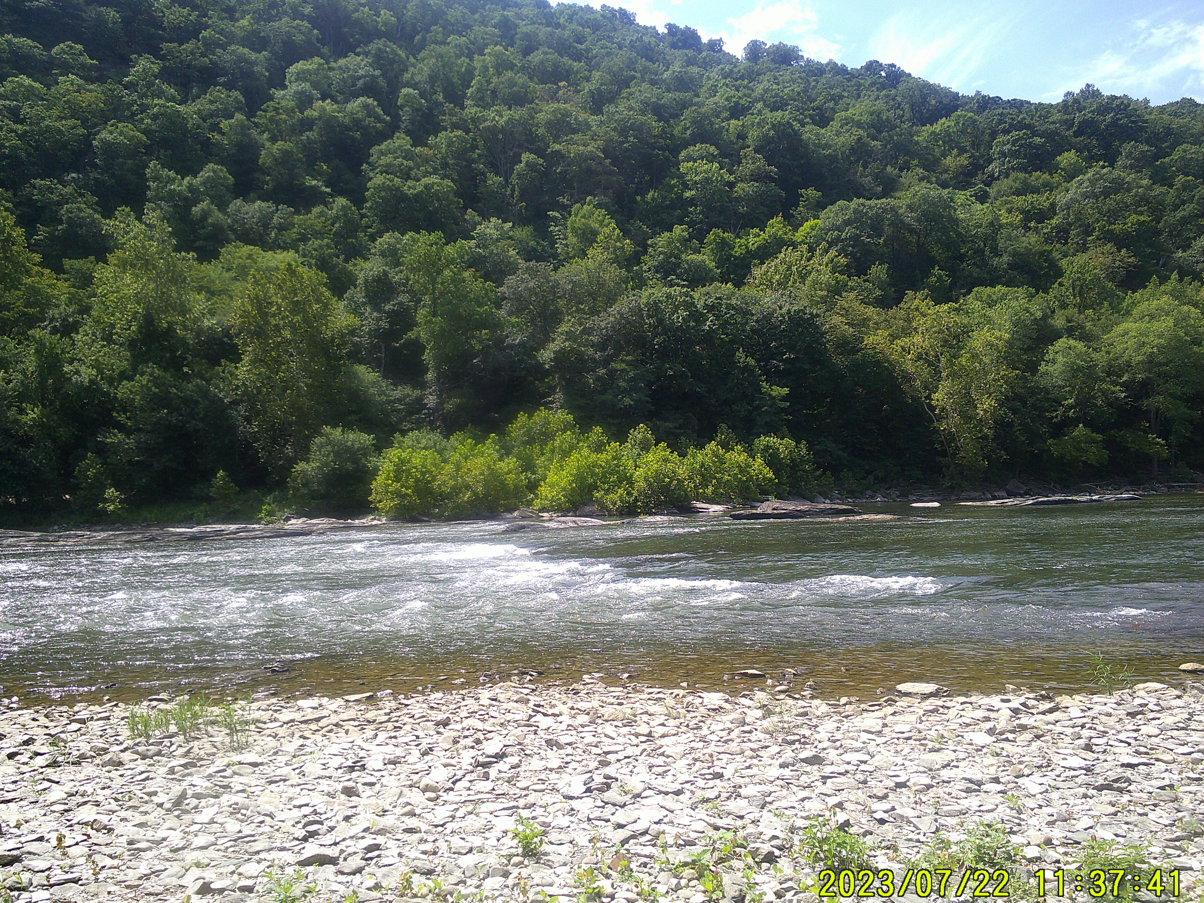 Lower Shenandoah Playspots below "Roller Coaster" and before Potomac confluence.