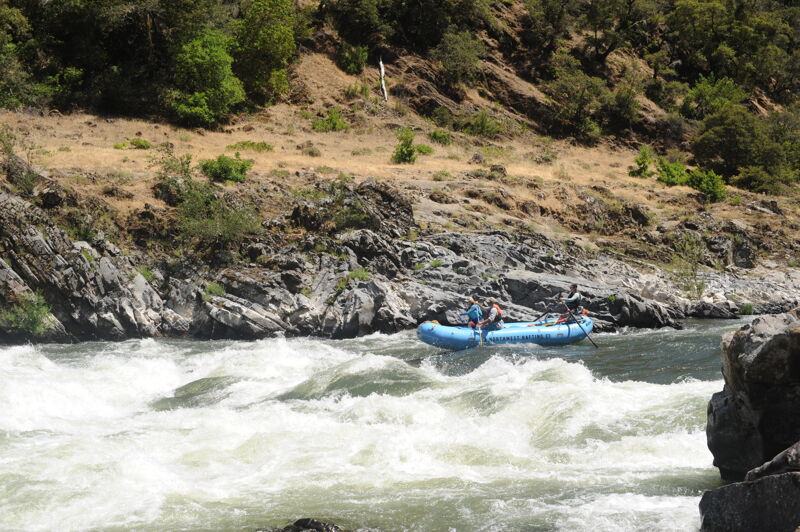 Entering Upper Blackbar Falls