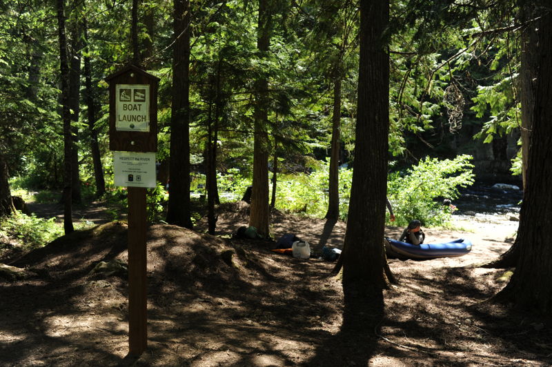 River Access, take-out