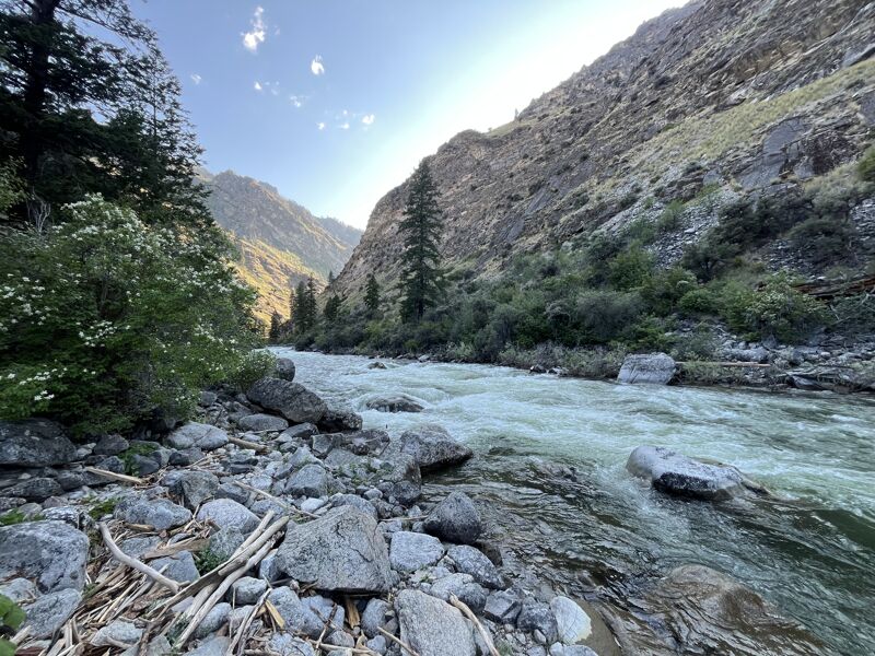 Bottom of gorge / confluence 